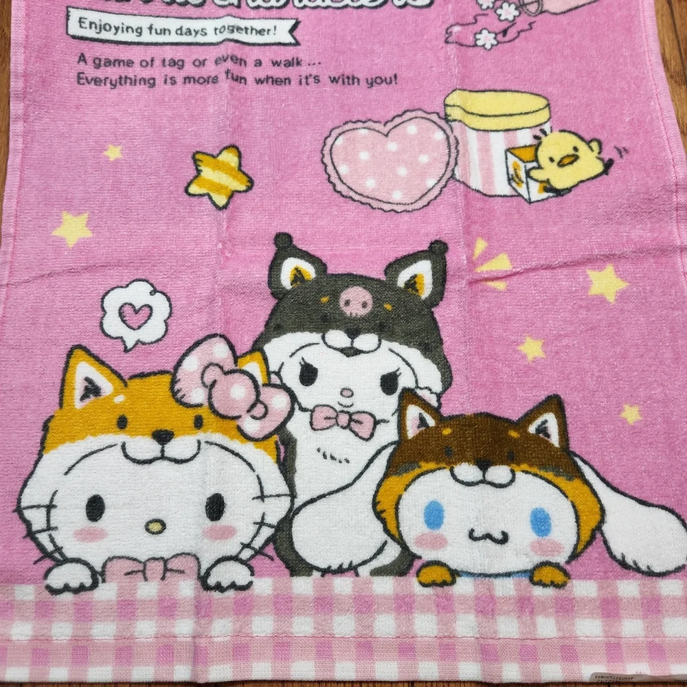 NWT Sanrio Characters Hand Towel and Washcloth Set